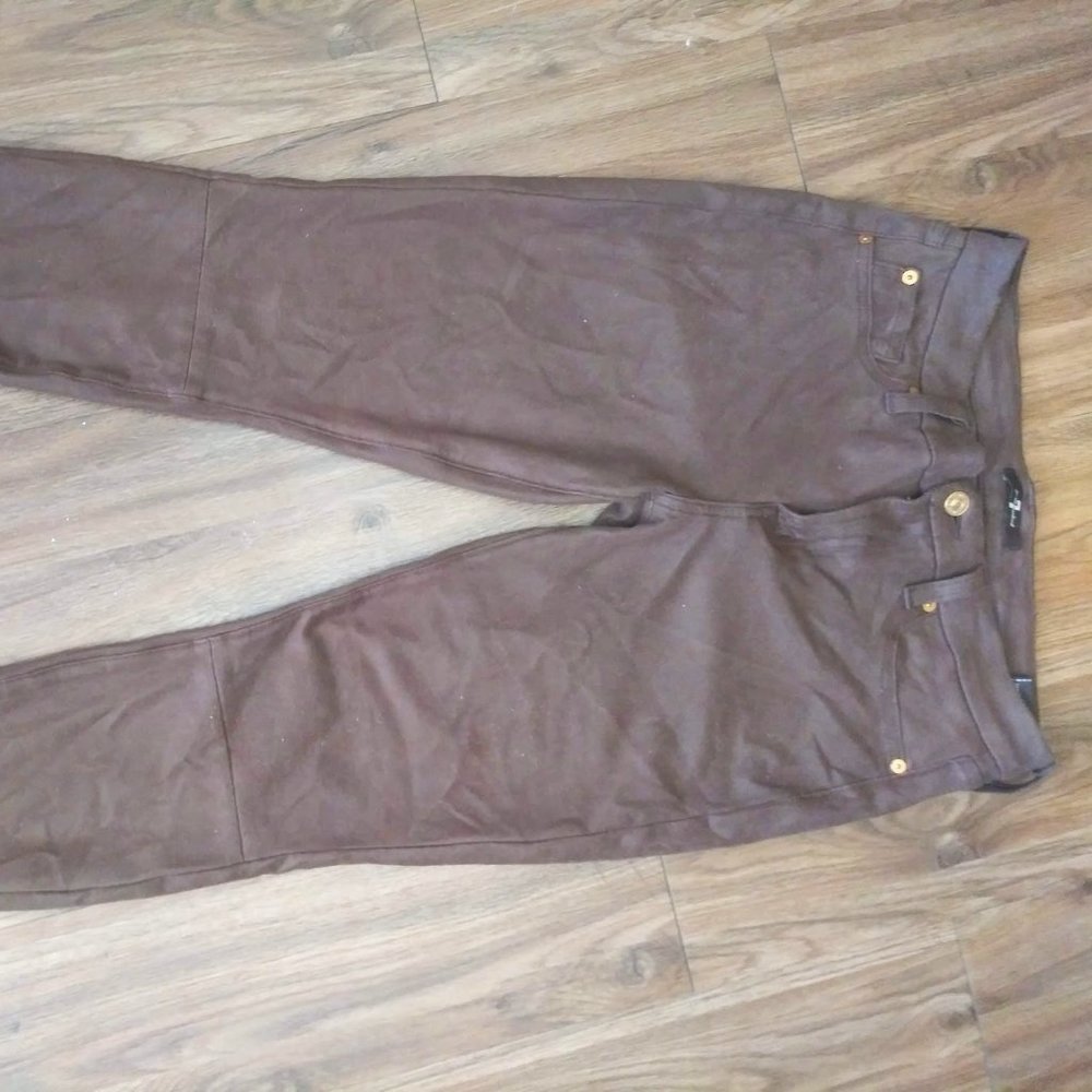 7 for all Mankind Faux Suede Pant